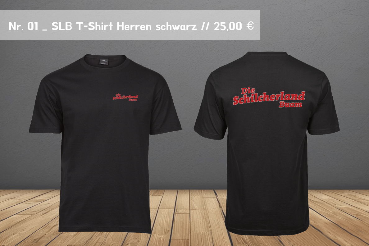 SLB T-Shirt Herren schwarz